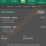 half time full time legit fixed matches